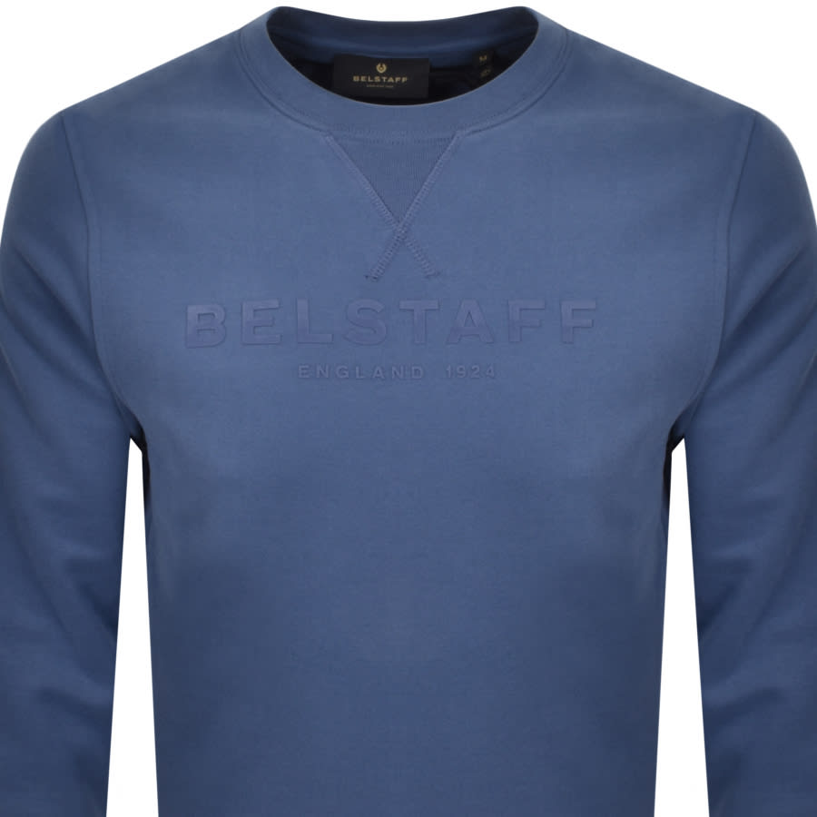 Alternative Image for ProductBelstaff Crew Neck Sweatshirt Blue2